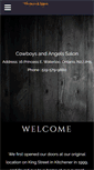Mobile Screenshot of cowboysandangelssalon.ca